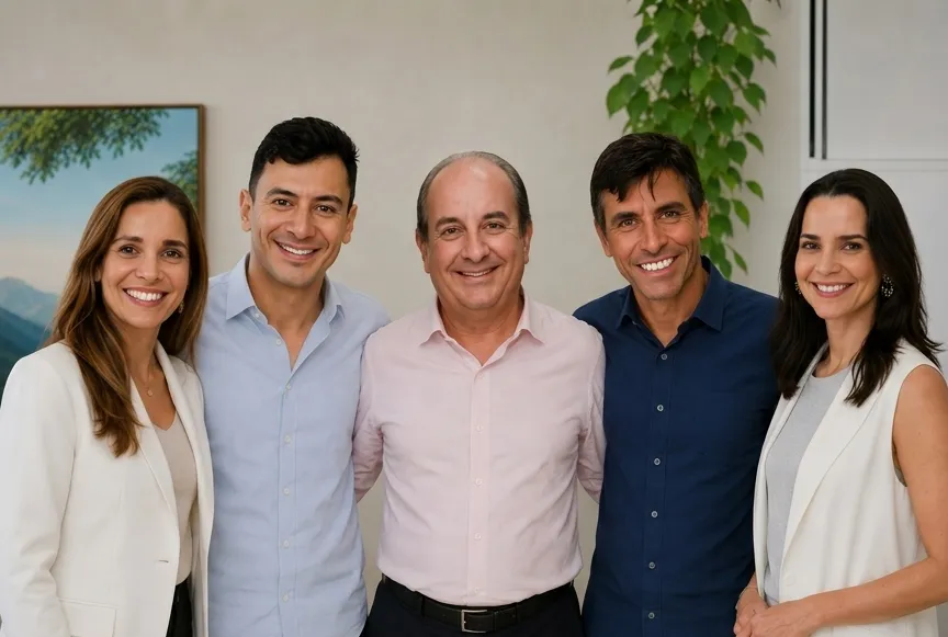 Equipe odontológica da clínica do Dr. Mario Kruczan